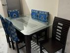 6 Chair Malaisian Wood Dining Table