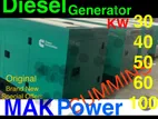 60 KVA CUMMINS DIESEL GENERATOR SET.