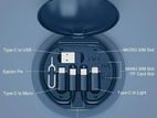 60W Fast Charging Data Cable Bundle with Storage Box – Multi-Port Kit