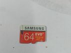 64 GB Samsung Evo plus memory card