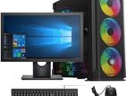 6Th Generation i3 DDR4 8GB & 1000GB |SSD 128GB + DELL Monitor 20" LED