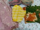 8 Curtains, 2 Exclusive Sarees For Sale