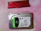8 GB Ram + 1 Terabyte Hard Disk