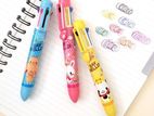 8 in 1 Multi color 0.5 Tip Pen 1pcs