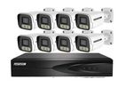 8 Pcs cctv 8ch xvr 500 GB HDD Cc camera full Package