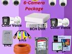 8 Pcs DAHUA Camera Package with 8Ch DVR Price in Bangladesh
