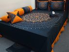 8 pieces king size Panel Bedcover set(free delivery)