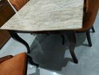 8 Sitter Murble Dining table with Chair