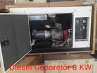 8kW/ 10kVA Diesel Generator. Silent Type