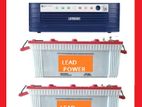 9celling Fan 9 bulb Genuine luminous ips +330ah battery