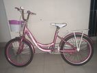 A girls bycycle is available for sale..