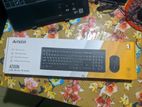 A4 Tech 4200N Black Wireless Keyboard & Padless Mouse Combo with Bangla