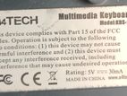 A4 Tech KBS-21Multimedia Keyboard (PS2)