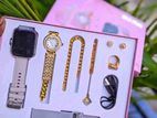 A58 Plus Ladies Gift Set ঘড়ি সহ ৮টি গিফট আইটেম একসাথে!