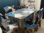 আধুনিক ডাইনিং টেবিল সেট (৬ চেয়ারসহ) বিক্রি করা হবে