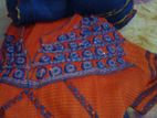 Aarong Red and Blue Salwar Kameez for sale