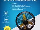 AC DC Rechargeable 9 inch fan