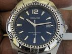 Accurate Steel Watch Blue Dial