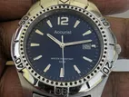 Accurate Steel Watch Blue Dial