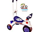 ACI Captain Bike Trolly Pink/Blue/Purple Colour Baby Tricycle