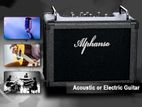 Acoustic Electric Guitar Amp (22 watt) + Mic Mp3