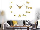 Acrylic 3D Wall Clock