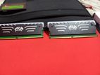 adata 8gb 2x with rgb light aluminum heatsink & 256 sata ssd