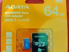 Adata memory card 64gb New