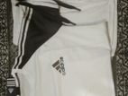 Adidas t-shirt and short pant.