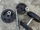 Adjustable Dumbbells set - 30kg (black weight plate)