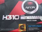 Afox mother bord h310 +i3 6gen +4+4gb Ddr4