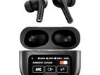 Airpods A9 Pro 2024 Earbuds (black) | Anc/enc with Led Touch Screen