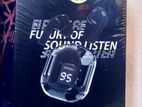 Airpods transparent black TWS Bluetooth