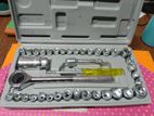 Aiwa 40 Pcs Combination Socket Wrench Tool Set With Box
