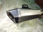 Akropovic exhaust-2024, carbon fiver black and silver