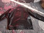 akta black leather jacket