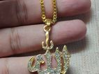 Allah Locket with Chain for Sell (New)