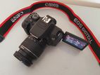 Almost New Canon 700D with Lens & Warranty