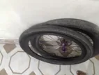 Aluminium Rim and Tyre
