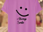 always smile t-shirt