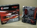 AMD MSI PERFORMANCE GAMING B350M PRO AM4 Motherboard