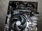 Amd rayzen 5 2600g procssor . Bioster bssomh 3.0 motherboard