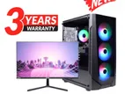 ,AMD RYZEN 3400G,RAM8GB,ssd128,led22", MSI A520M,gaming pc