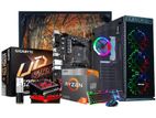 AMD Ryzen 7 5700G+LED 20 LG*SSD 256GB/1000GB HD.RAM 8GB Desktop Pc