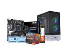 AMD Ryzen5 3400G Gaming PC, RAM 8GB/128GB M.2-19’’ DELL / HP