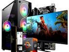 AMD Ryzen5 5600G Gaming PC, RAM 8GB/128GB M.2 & 500GB-19’’ DELL / HP