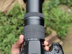 canon 70d with 55-250mm zoom lens