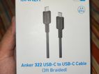 Anker 322 USB-C to Cable ( 3ft Braided )