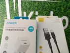 Anker Charger + Baseus Cable Combo