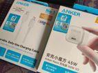 Anker Nano 45w Adopter + Cable